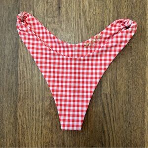 Skatie “Suzanne” Bikini Bottoms | Red Gingham | Size M